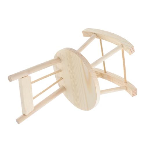 YARNOW Holzstuhl DIY für Miniatur Puppenhaus Stuhl aus Robustem Holz Fördert Feinmotorik und Kreatives Puppenmöbel Dekor Lernspielzeug YARNOW Holzstuhl DIY für Miniatur Puppenhaus Stuhl aus Robustem Holz Fördert Feinmotorik und Kreatives Puppenmöbel Dekor Lernspielzeug von YARNOW
