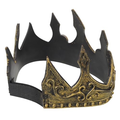 YARNOW Königskrone Stirnband Leicht Sanft Komfortabel Königliches Kostüm Zubehör für Geburtstagsfeiern Halloween Karneval Rollenspiel YARNOW Königskrone Stirnband Leicht Sanft Komfortabel Königliches Kostüm Zubehör für Geburtstagsfeiern Halloween Karneval Rollenspiel von YARNOW