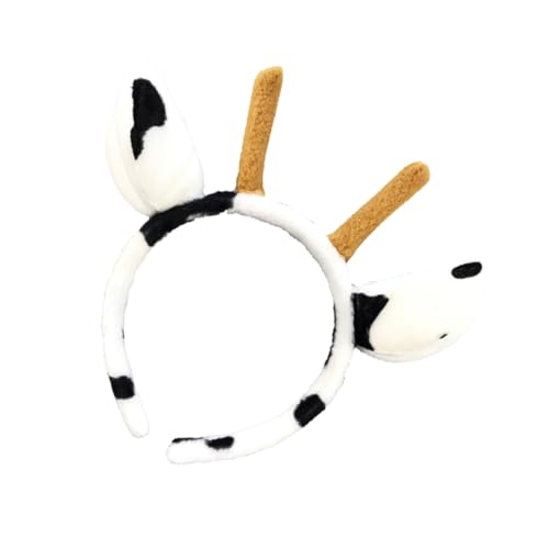 YARNOW Leichtes Rentiergeweih Haarreif mit Kuhohren Modisches Haarschmuck Accessoire für Party und Cosplay Kopfschmuck Einzigartiges Design für Festliche Foto Requisiten und Fröhliche YARNOW Leichtes Rentiergeweih Haarreif mit Kuhohren Modisches Haarschmuck Accessoire für Party und Cosplay Kopfschmuck Einzigartiges Design für Festliche Foto Requisiten und Fröhliche von YARNOW