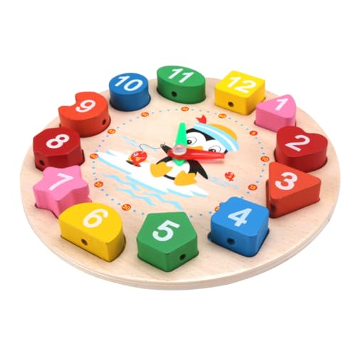 YARNOW Lernspielzeug Holz Pinguin Uhr Bunte Zahlen Zeitverständnis Förderndes Sortierspiel für Jahre Pädagogisches Lernspielzeug Frühe Bildung YARNOW Lernspielzeug Holz Pinguin Uhr Bunte Zahlen Zeitverständnis Förderndes Sortierspiel für Jahre Pädagogisches Lernspielzeug Frühe Bildung von YARNOW