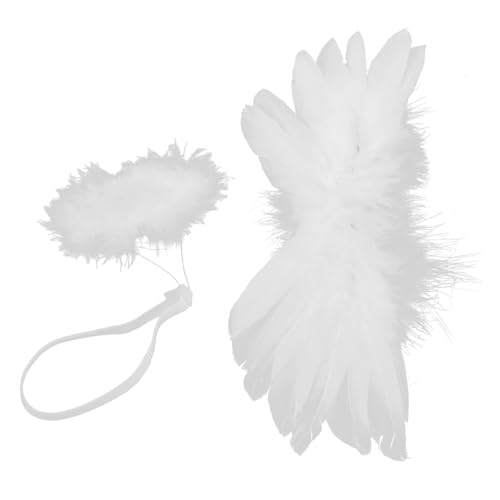 YARNOW Mini Engelsflügel Weiß für Puppen DIY Basteln Modisch Leicht Anzubringen Vielseitig für Dekoration und Cosplay YARNOW Mini Engelsflügel Weiß für Puppen DIY Basteln Modisch Leicht Anzubringen Vielseitig für Dekoration und Cosplay von YARNOW