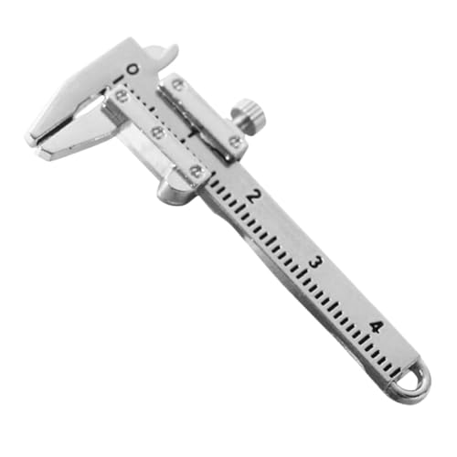 YARNOW Miniatur Metall Messschieber Modell Silberner Mini DIY Lineal Puppenhaus Dekoration Präzises Mini Messwerkzeug für Mikro Szenen Stilvolles Zubehör zum Selberbauen und Dekorieren YARNOW Miniatur Metall Messschieber Modell Silberner Mini DIY Lineal Puppenhaus Dekoration Präzises Mini Messwerkzeug für Mikro Szenen Stilvolles Zubehör zum Selberbauen und Dekorieren von YARNOW