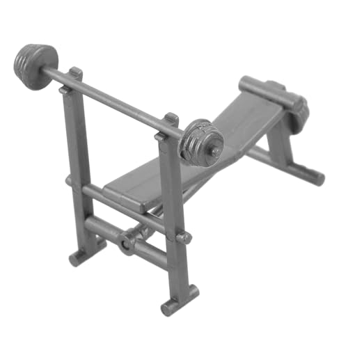 YARNOW Modell eines Fitnessgeräts DIY-Übungsgeräte Mini-Workout-Dekoration Miniatur Puppenhaus-Workout- Zubehör im Maßstab 1:12 Mini-Hanteln Bankdrückmaschine Plastik YARNOW Modell eines Fitnessgeräts DIY-Übungsgeräte Mini-Workout-Dekoration Miniatur Puppenhaus-Workout- Zubehör im Maßstab 1:12 Mini-Hanteln Bankdrückmaschine Plastik von YARNOW