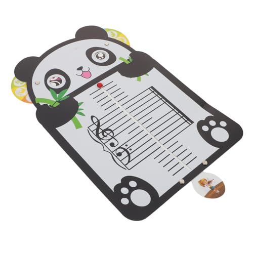 YARNOW Musik-lesetafel mit Fünf-Linien-System Flexibles Lernboard für Anfänger Niedliches Panda-Design Musiknoten Lernen Rhythmus Notenerkennung Musiktheorie-übungstool YARNOW Musik-lesetafel mit Fünf-Linien-System Flexibles Lernboard für Anfänger Niedliches Panda-Design Musiknoten Lernen Rhythmus Notenerkennung Musiktheorie-übungstool von YARNOW