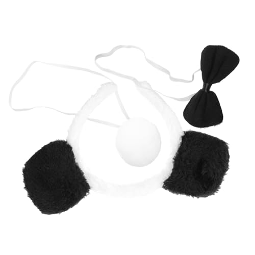 YARNOW Panda Kostüm Tierkostüm Zubehör mit Kopfband Fliege und für Karneval Party und Verkleidung Bequemes Cosplay für Zoo Dschungel themen Langlebiges Material YARNOW Panda Kostüm Tierkostüm Zubehör mit Kopfband Fliege und für Karneval Party und Verkleidung Bequemes Cosplay für Zoo Dschungel themen Langlebiges Material von YARNOW