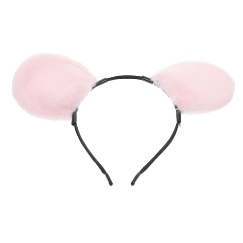 YARNOW Plüsch Mausohren Stirnband Rosa Flauschige Tierohren Kopfschmuck Party Kostüm Haarreif Sicherer Halt Vielseitiges Accessoire für Frauen Mädchen Cosplay Halloween YARNOW Plüsch Mausohren Stirnband Rosa Flauschige Tierohren Kopfschmuck Party Kostüm Haarreif Sicherer Halt Vielseitiges Accessoire für Frauen Mädchen Cosplay Halloween von YARNOW