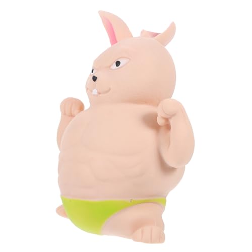 YARNOW Stressabbau Kaninchen Quetschspielzeug aus TPR Kleines Lustiges Bunny Squeeze Toy für Erwachsene und Weiches Antistressspielzeug und Partydeko YARNOW Stressabbau Kaninchen Quetschspielzeug aus TPR Kleines Lustiges Bunny Squeeze Toy für Erwachsene und Weiches Antistressspielzeug und Partydeko von YARNOW