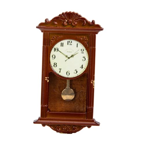 YARNOW Vintage Uhr Für Puppenhaus Puppenmöbel Zubehör Hängend Handwerkskunst Für Kreative Spielszene Und Dekoration YARNOW Vintage Uhr Für Puppenhaus Puppenmöbel Zubehör Hängend Handwerkskunst Für Kreative Spielszene Und Dekoration von YARNOW