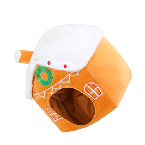 YARNOW Weihnachtlicher Lebkuchenhaus-hut Festliche Kopfbedeckung Lustige Kostüm-mütze Für Erwachsene Weihnachtsfeier Foto Requisite Karneval Zubehör YARNOW Weihnachtlicher Lebkuchenhaus-hut Festliche Kopfbedeckung Lustige Kostüm-mütze Für Erwachsene Weihnachtsfeier Foto Requisite Karneval Zubehör von YARNOW