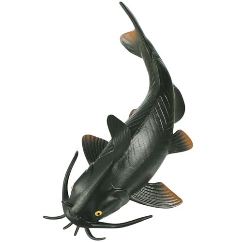 YARNOW Wels-Modell, Realistische Wels-Figur, Kunststoff, Künstlicher Fisch, Pädagogisches Tierspielzeug für Jungen Und Mädchen, Stil 1 YARNOW Wels-Modell, Realistische Wels-Figur, Kunststoff, Künstlicher Fisch, Pädagogisches Tierspielzeug für Jungen Und Mädchen, Stil 1 von YARNOW