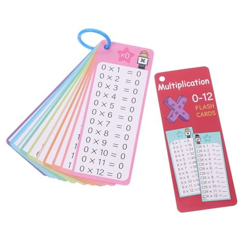 YARNOW Wiederverwendbare Multiplikations lernkarten aus Robustem Material mit Abwischbarer Oberfläche Tragbar mit Aufhängeloch für Mathe übungsspiel für Schule Reisen und Zuhause YARNOW Wiederverwendbare Multiplikations lernkarten aus Robustem Material mit Abwischbarer Oberfläche Tragbar mit Aufhängeloch für Mathe übungsspiel für Schule Reisen und Zuhause von YARNOW