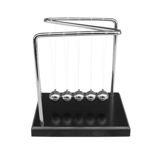 YARNOW Z förmiges Newton Schaukel aus Massivem Holz Mittlere Kinetisches Schreibtischspielzeug und Dekorativer Bumper Ball Wissenschaftliches Ornament für Büro Home Office YARNOW Z förmiges Newton Schaukel aus Massivem Holz Mittlere Kinetisches Schreibtischspielzeug und Dekorativer Bumper Ball Wissenschaftliches Ornament für Büro Home Office von YARNOW