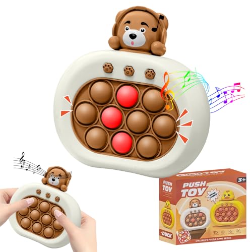 YATOSEEN Quick Push Game Fidget Toys Pro für Kinder und Erwachsene, Handheld Push Bubble Stress Leuchtspielzeug, Pop Handheld-Spiel, Anti Angst Autismus Squeeze-Sensorspielzeug für Kinder von YATOSEEN