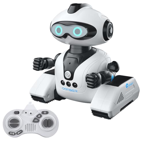 YATOSEEN Roboterspielzeug für Kinder, Roboter mit Leuchtenden Led-Augen, Gestenerkennung, Intelligente Programmierung, Musik, Aufnahme, Programmierung, Ferngesteuertes Spielzeug für Jungen und Mädchen von YATOSEEN