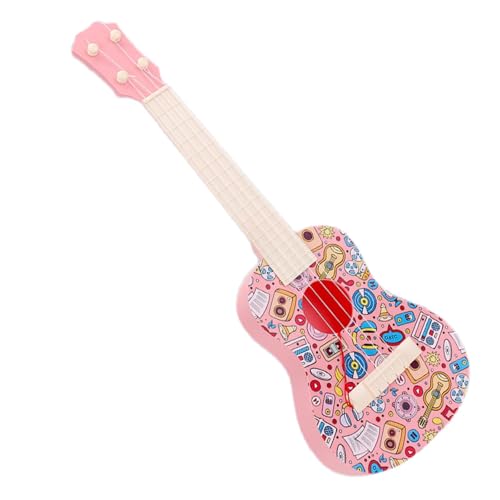 Gitarrenspielzeug für Gitarre Spielzeug Ukulele 21 Zoll | Spielzeug Gitarre für Kleinkinder | Musikinstrument Musikinstrument Musik Gitarre Simuliert | Ukulele tragbar Lernspielzeug von YAVQVIN