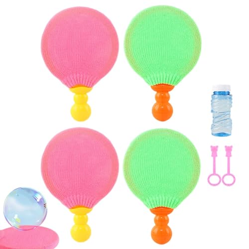 Große Blasenspiel, großes tragbares Seifenblasenspielzeug – entspannendes Seifenblasen-Spielzeug – Big Bubble Wand Toys weicher Blasenschläger für und Mädchen von YAVQVIN