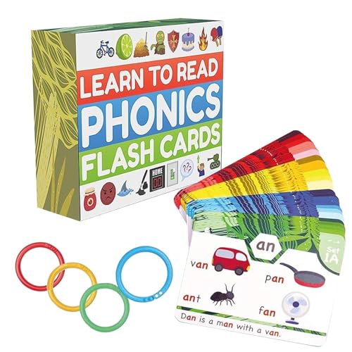 Phonetische Karten für Phonetische Flash-Karten | Sprechende Phonics Flashcards lustiges Spiel für lange Vokal-Lernkarten für und Mädchen, für Zuhause und Schule, von YAVQVIN