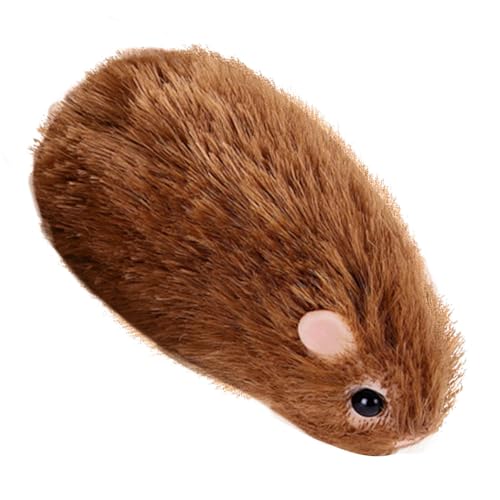 Reborn Hamsterpuppe, Mini-Spielzeug, Hamster-Spielzeug, weich, 5 Zoll (12,7 cm) – elastisches Hamsterspielzeug, realistische Hamsterpuppe für Geburtstage von Mädchen und Jungen von YAVQVIN