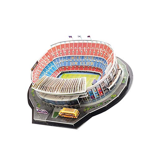 Fußballstadion 3D-Modell | Fußballstadion 3D-Modellbausätze | Stadion 3D-Puzzle | Montagespielzeug für kreativen und lehrreichen Spaß, ideal für Erwachsene und Männer von YAVQVIN