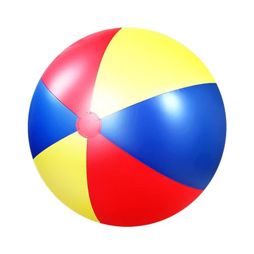 YAVQVIN Großer Strandballon | großer Strandballon | große Bälle für Poolpartys | Kugel-Party Geburtstag | Großes Sommerwasserspielzeug | Aufblasbarer Ball PVC für Pool von YAVQVIN