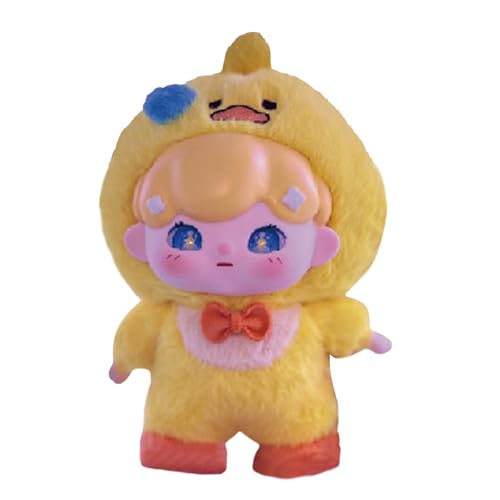 YAVQVIN Puppe für Mädchen, Plüschfigur, Actionfigur, Anime-Puppe, Pyjama, Cartoon-Design, Schlüsselanhänger, Anhänger für Kinder, Kleinkinder von YAVQVIN