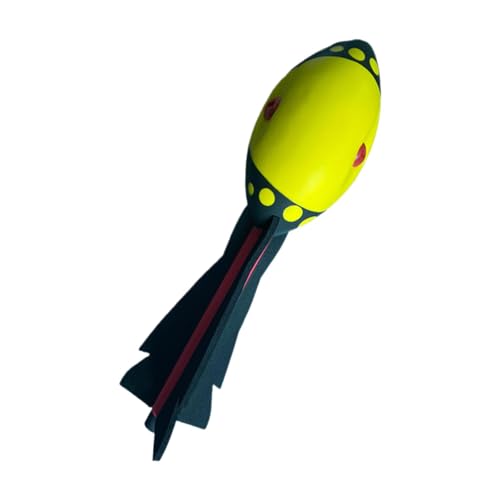 YAVQVIN Raketenwerfspiel, Outdoor-Spielzeug für Kinder, Raketenwerfer | Sport-Spielzeug zum Werfen von Hand | Schaumstoff-Kind, das ein Raketen-Sportspielzeug für den Hof mit integrierter Pfeife wirft von YAVQVIN