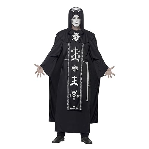 YAXRO Halloween Kostüme Für Erwachsene,Cosplay Paar Zauberer Robe Kostüm Zauberer Vampir Kostüm Unisex Festivals Aufführungen Halloween Cosplay Kostüm A,X-Large von YAXRO