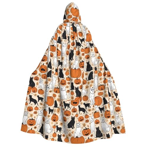 YBAOFU Halloween Zauberer Hexe Mit Kapuze Robe Mantel, Weihnachten Hoodies Cape Cosplay für Mode Männer Frauen Urlaub Bevorzugungen Partybedarf Kleider Kleidung Kostüm - Hexenhut von YBAOFU