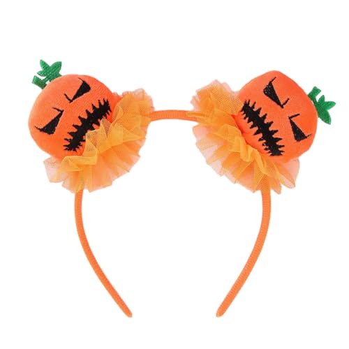 YCHUCH Halloween Pumpkin Stirnband Für Party Day Of The Death Hairband Cosplay Kostüm Kopfstück Für Adult Festival Kopfbedeckung von YCHUCH