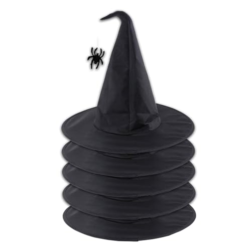 YCHUCH Halloween Witch Für Kinder Erwachsene Halloween Party Cosplay Kostüm Requisiten Hexenhut Für Halloween Party von YCHUCH