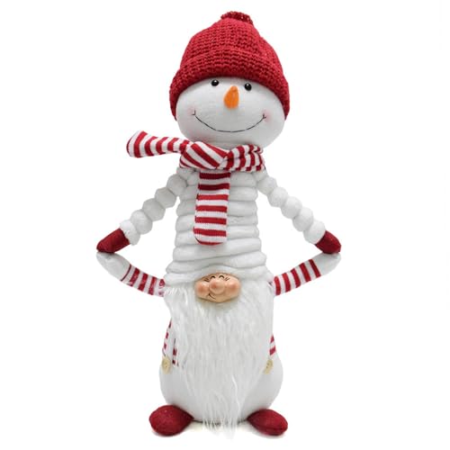 YCHUCH Stylish Snowman Plush Dolls Dekoration Display Ornament Perfekt Für Urlaubsfeierlichkeiten Und Warme Hausatmosphären von YCHUCH