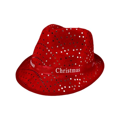 YCHUCH Western Weihnachtsfeier Jazzy Für Urlaub Feiern Festivalkostüm Santa Cosplay Party Accessoires Kopfbedeckung von YCHUCH