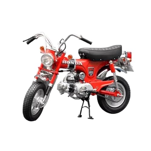 Motorrad in Limitierter Auflage 1:10 Für EBBRO Giraffe DAX ST50 1969 Simulation Legierung Motorrad Modell Statische Souvenir Sammlung Hobby Souvenir(Red) von YCNXEB