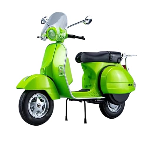 Motorrad in Limitierter Auflage 1:10 Für Vespa 125 Classics Legierung Motorradmodell Sound Licht Off Road Simulation Sammlerstücke Hobby Souvenir(Green) von YCNXEB