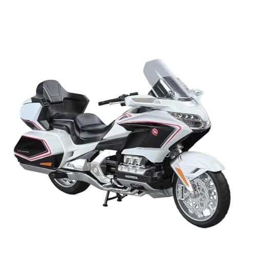 Motorrad in Limitierter Auflage 1:11 Für Honda Gold Wing GL800 2021 Legierung Diecast Motorrad Modell Sound Licht Kinder Spielzeug Sammlung Hobby Souvenir(White) von YCNXEB