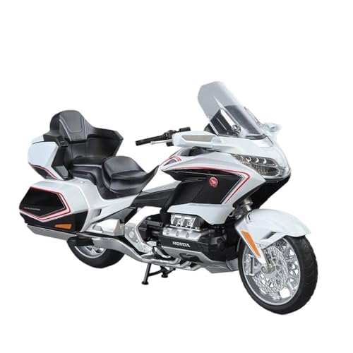 Motorrad in Limitierter Auflage 1:11 Für Honda Gold Wing GL800 2021 Sound Light Alloy Klassisches Motorradmodell Erwachsenen-Hobbysimulationssammlung Souvenirs Hobby Souvenir(White) von YCNXEB