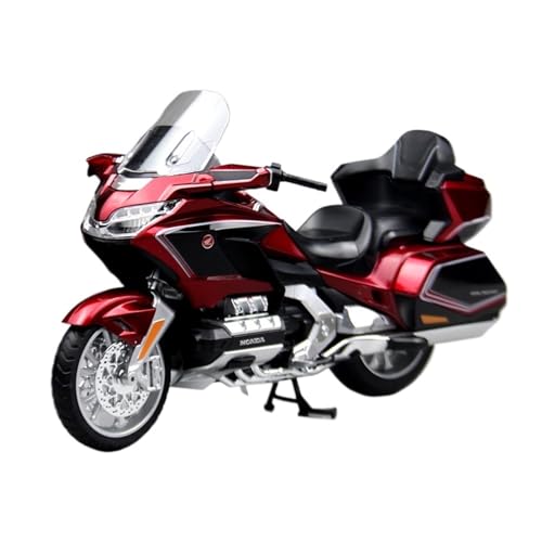 Motorrad in Limitierter Auflage 1:11 Für Honda Gold Wing Legierung Motorrad Modell Motorrad Spielzeug Sammlung Ornamente Hobby Souvenir(Red) von YCNXEB