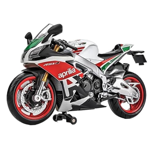 Motorrad in Limitierter Auflage 1:12 Für Aprilia RSV4 RR1000 Legierung Diecast Motorrad Modell Simulation Ornament Erwachsene Hobby Sammlung Hobby Souvenir(Red) von YCNXEB