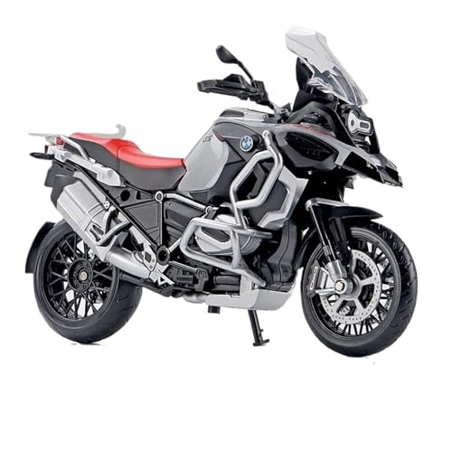 Motorrad in Limitierter Auflage 1:12 Für BMW R1250GS ADV Simulation Legierung Motorrad Modell Stoßdämpfer Sound Und Licht Sammlung Hobby Souvenir(Red) von YCNXEB