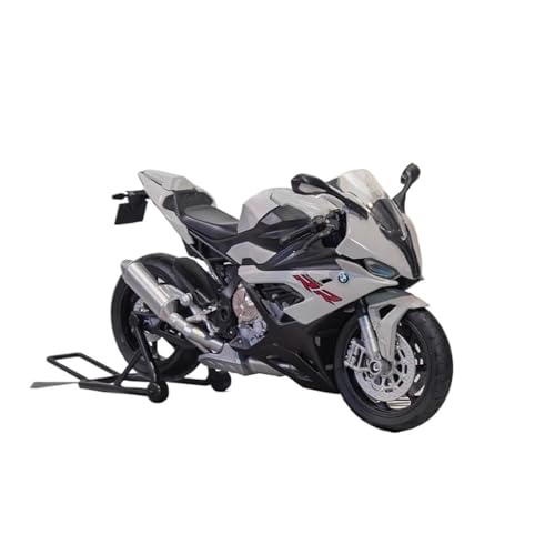 Motorrad in Limitierter Auflage 1:12 Für BMW S1000RR 2021 Legierung Diecast Motorrad Modell Simulation Ornament Erwachsene Hobby Sammlung Hobby Souvenir(Gray) von YCNXEB