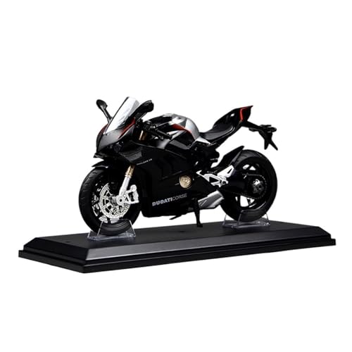 Motorrad in Limitierter Auflage 1:12 Für Ducati 1199 Legierung Motorrad Modell V4S Lokomotive Spielzeug Sammlung Ornamente Hobby Souvenir(Black) von YCNXEB