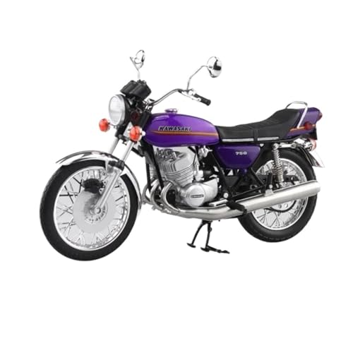 Motorrad in Limitierter Auflage 1:12 Für Kawasaki 750SS MACH IV Simulation Legierung Motorrad Modell Statische Souvenir Sammlung Dekoration Hobby Souvenir(Purple) von YCNXEB