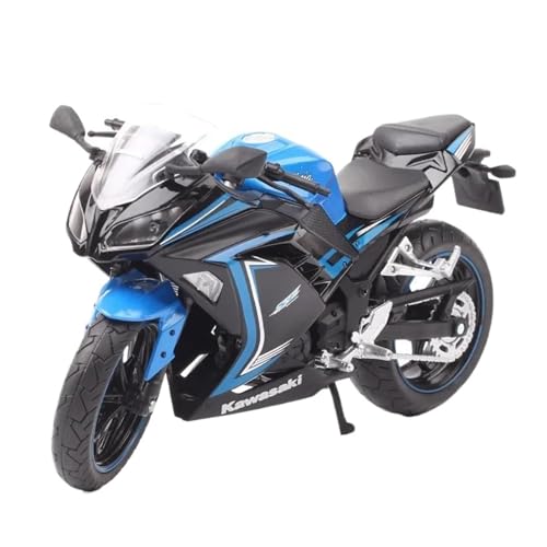 Motorrad in Limitierter Auflage 1:12 Für Kawasaki Ninja 250 Legierung Sport Motorrad Modell Sammlung Spielzeug Erwachsene Hobby Souvenirs Hobby Souvenir(Blue) von YCNXEB