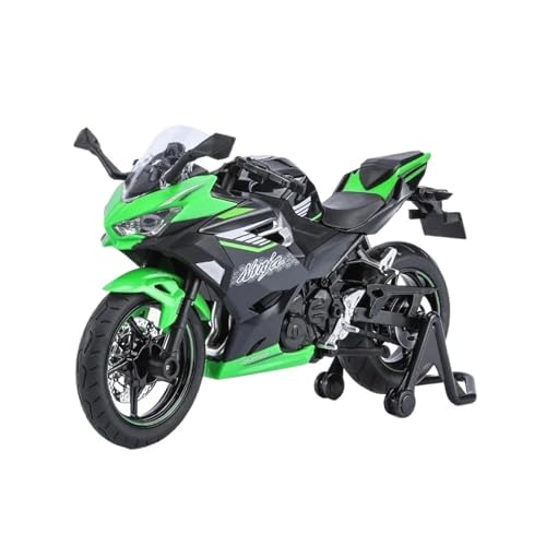 Motorrad in Limitierter Auflage 1:12 Für Kawasaki Ninja 400 Legierung Cross-Country Motorrad Modell Sammlung Spielzeug Hobby Souvenirs Hobby Souvenir(Black) von YCNXEB