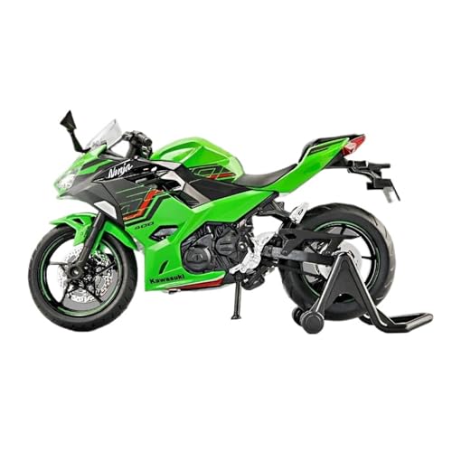 Motorrad in Limitierter Auflage 1:12 Für Kawasaki Ninja 400 Sound Und Licht Legierung Motorrad Modell Simulation Ornament Sammlung Hobby Souvenir(Green) von YCNXEB