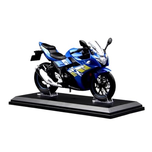 Motorrad in Limitierter Auflage 1:12 Für Suzuki GSX 250R Motorradmodell Legierung Motorrad Hochwertige Ornamentsammlung Hobby Souvenir(Blue) von YCNXEB