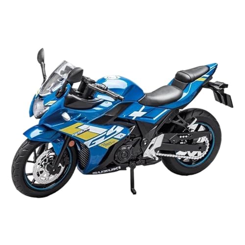 Motorrad in Limitierter Auflage 1:12 Für Suzuki GSX250R Legierung Diecast Motorrad Modell Sound Und Licht Simulation Ornament Sammlung Hobby Souvenir(Blue) von YCNXEB