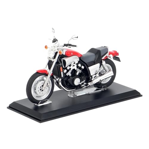 Motorrad in Limitierter Auflage 1:12 Für Vmax Lokomotive Legierung Druckguss Motorrad Modell Sammlerfiguren Souvenir Ornament Hobby Souvenir(Red) von YCNXEB