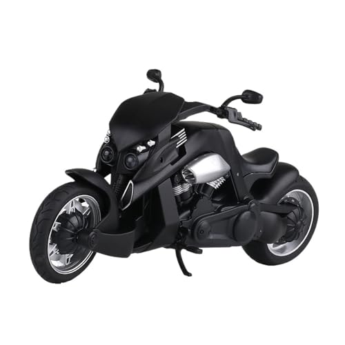 Motorrad in Limitierter Auflage 1:12 Für Yamaha Legierung Motorrad Modell Tyrannosaurus Lokomotive Spielzeug Erwachsene Hobby Display Ornament Hobby Souvenir(Black) von YCNXEB