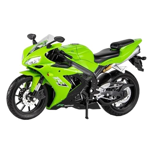 Motorrad in Limitierter Auflage 1:12 Für Yamaha YZF-R1 Motorräder Legierung Modell Statische Spielzeug Erwachsene Hobby Sammlung Souvenir Hobby Souvenir(Green) von YCNXEB